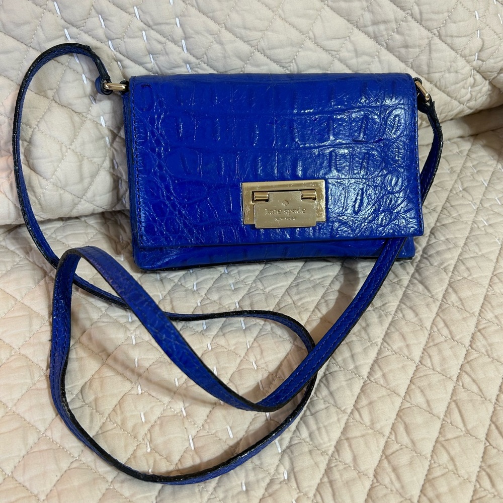Kate Spade Crossbody bag. Royal Blue